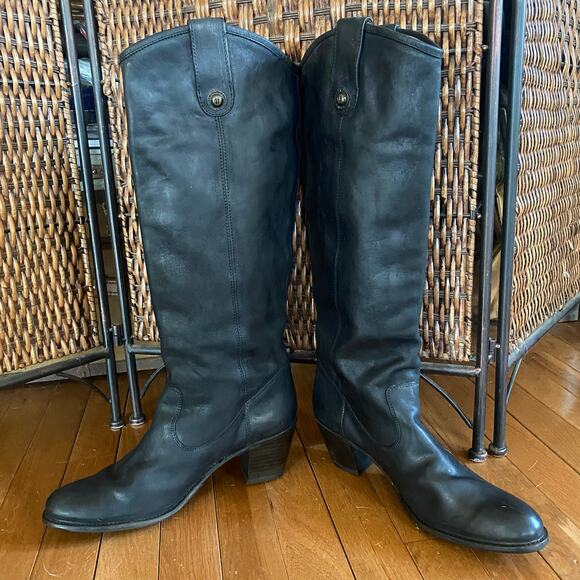Size 11//Frye Tall Jackie Button Boots - Picture 2 of 6
